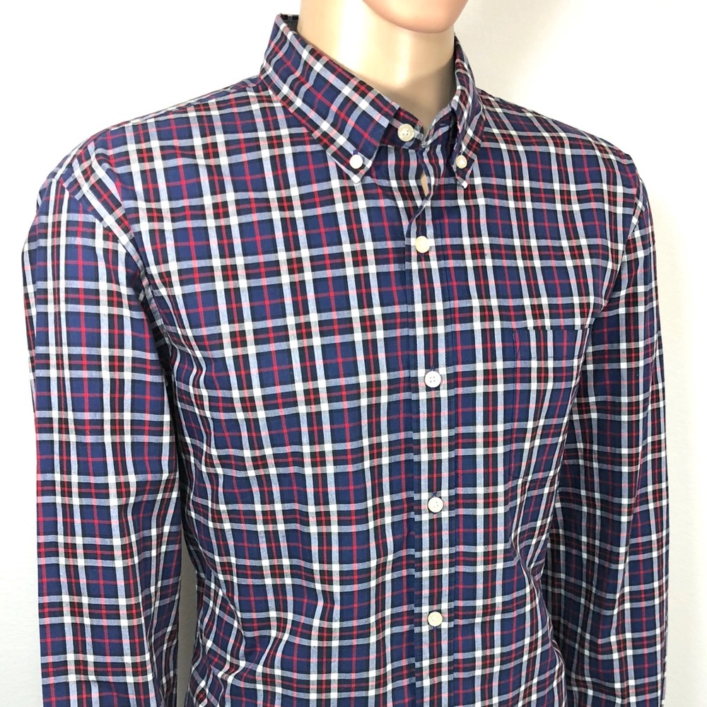 J. CREW Men’s Shirt SZ XL Tailored Fit LONG Sleeve